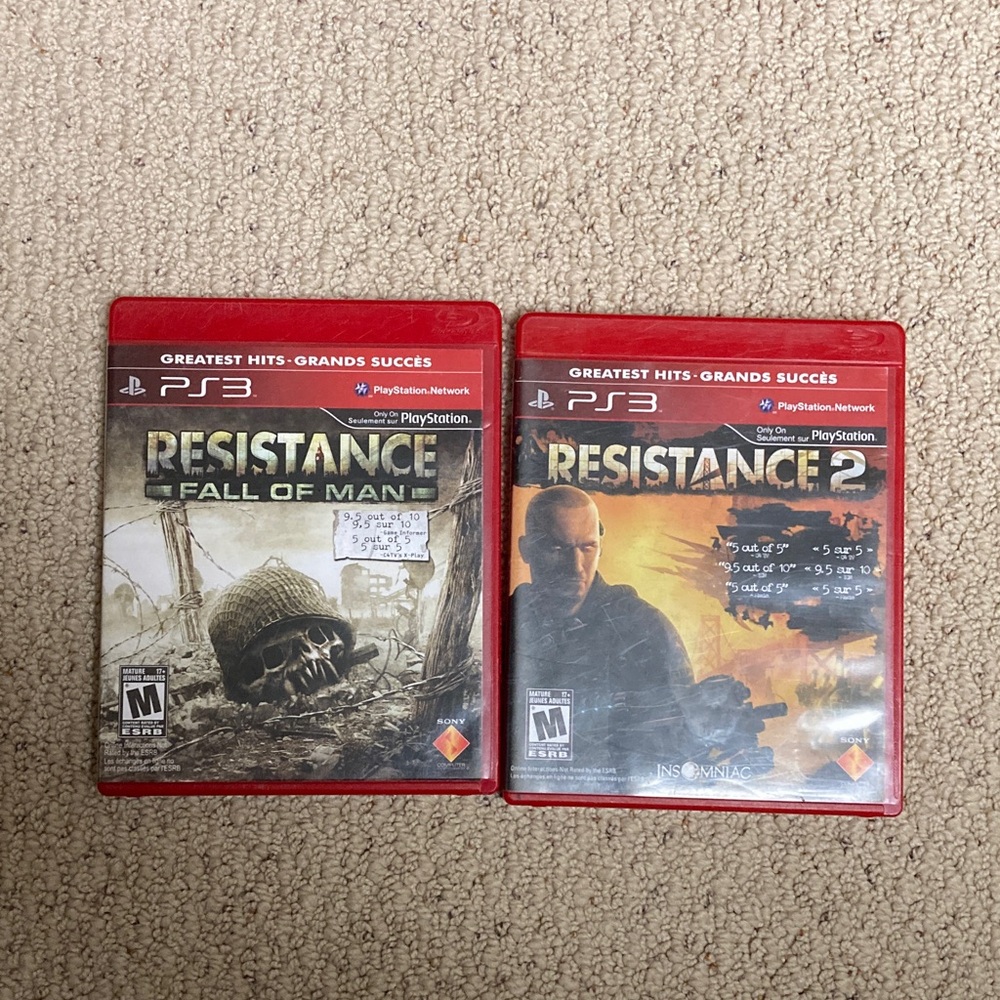 Resistance: Fall of Man & Resistance 2 for PlayStation 3 - PS3